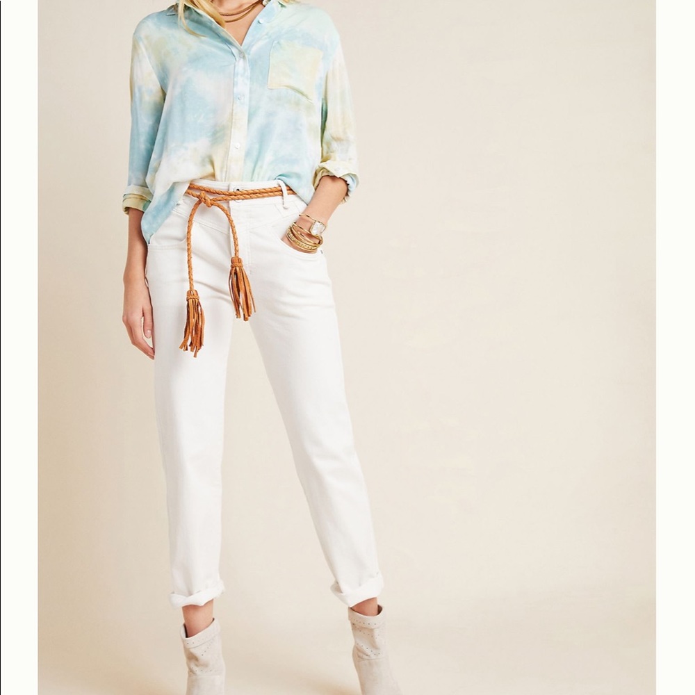 Pilcro Ultra High-Rise Seamed Slim Jeans